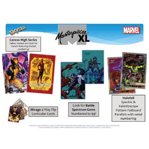 2024 Upper Deck Marvel Masterpieces XL Hobby Box
