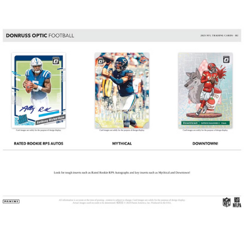 2023 Panini Donruss Optic Football H2 Box