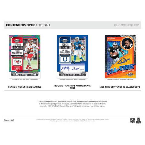 2023 Panini Contenders Optic Football Hobby Box