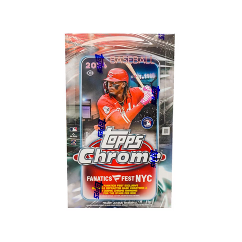 2024 Topps Chrome Baseball Fanatics Fest NYC Exclusive Hobby Box