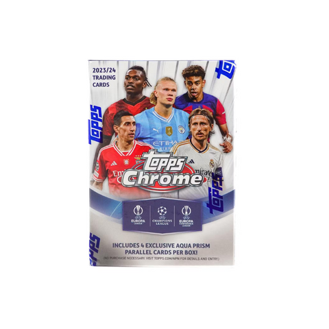 2023/24 Topps Chrome UEFA Club Competitions Soccer Blaster Box