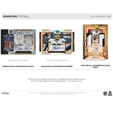 2023 Panini One Football Hobby Box