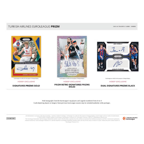 2023/24 Panini Prizm Euro League Basketball Hobby Box