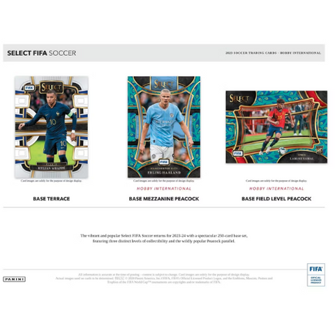 2023/24 Panini Select FIFA Soccer International Hobby Box