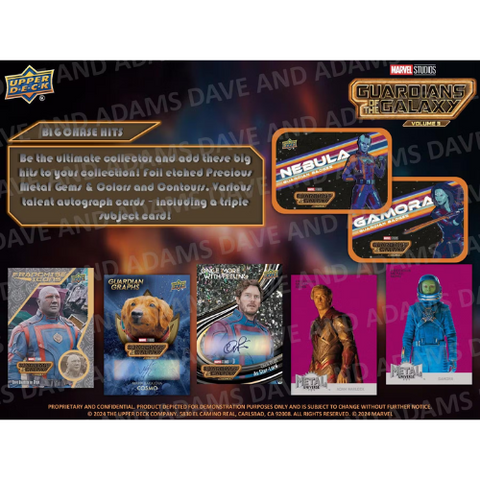 2024 Upper Deck Marvel Studios Guardians of the Galaxy Volume 3 Hobby Box