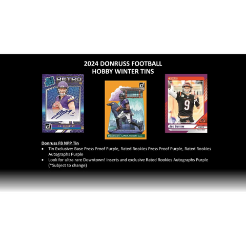 2024 Panini Donruss Football Winter Holiday Tin Box