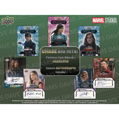 2024 Upper Deck Marvel Studios Series 2 Cinematic Trading Cards Hobby Box