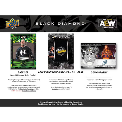2024 Upper Deck AEW Black Diamond Wrestling Hobby Box