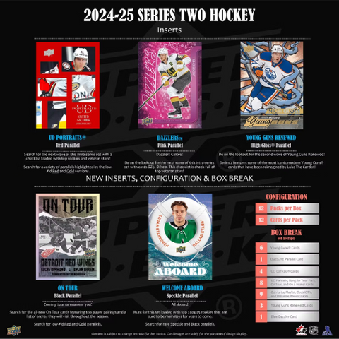 2024/25 Upper Deck Series 2 Hockey Hobby Box