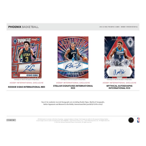 2023/24 Panini Phoenix Basketball International Hobby Box