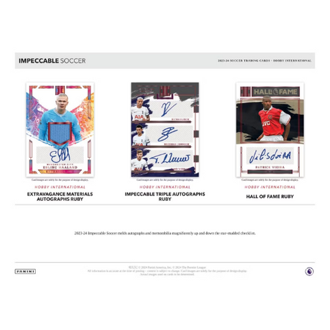 2023/24 Panini Impeccable Soccer International Hobby Box