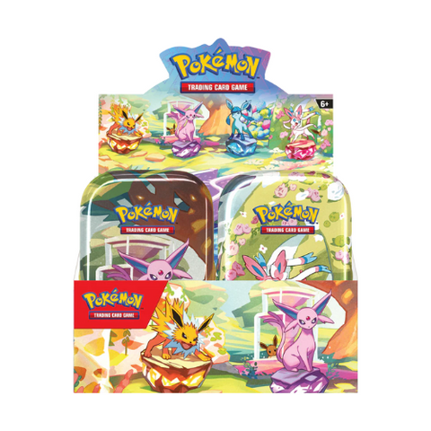 Prismatic Evolutions Mini Tin