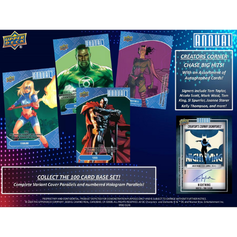2023-24 Upper Deck DC Annual Hobby Box