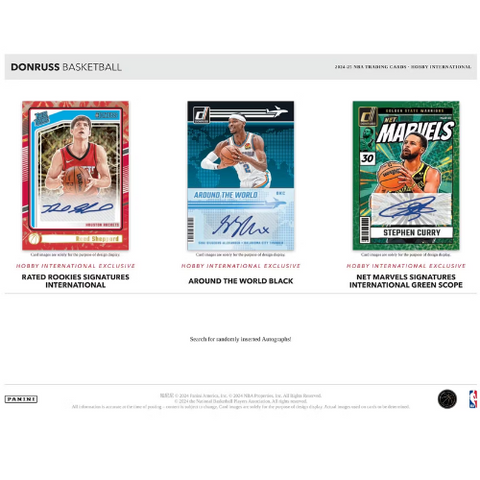 2024/25 Panini Donruss Basketball International Hobby Box