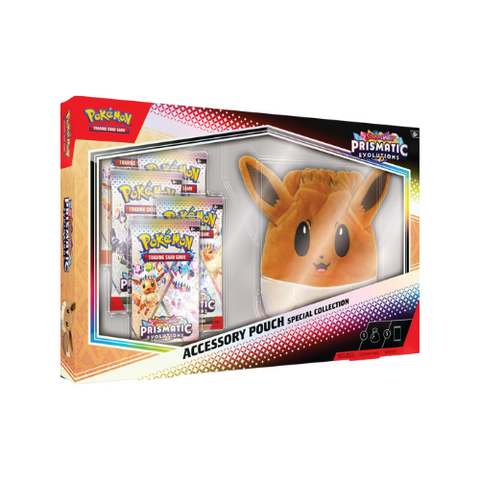 Pokemon Prismatic Evolutions Accessory Pouch Special Collection