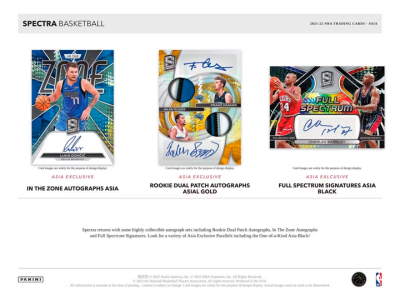 2021/22 Panini Spectra Basketball Asia Tmall Box