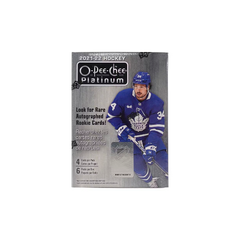 2021/22 Upper Deck O-Pee-Chee Platinum Hockey 6-Pack Blaster Box