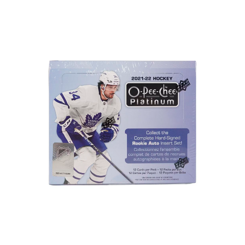 2021/22 Upper Deck O-Pee-Chee Platinum Hockey Hobby Box