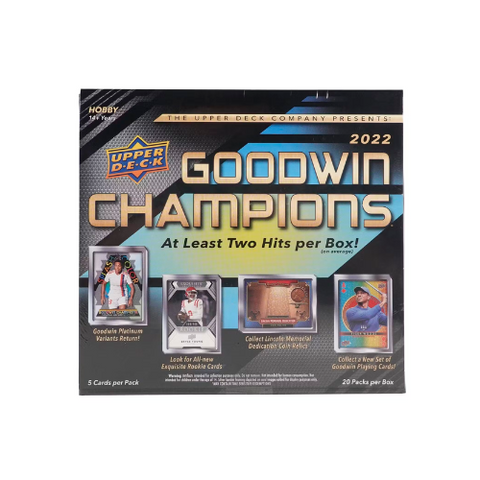 2022 Upper Deck Goodwin Champions Hobby Box