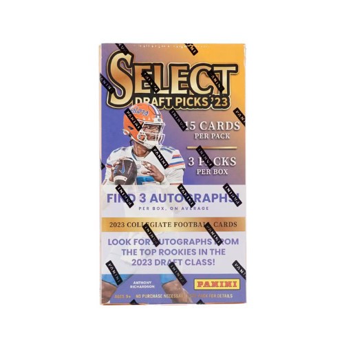 2023 Panini Select Draft Picks Football Hobby Box– Total Sports Cards