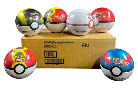 2025 Pokemon Poke Ball Tin ( 3 packs in each )