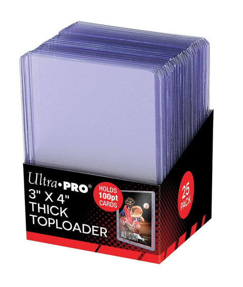 3" X 4" Ultra Pro 100PT Toploader 25ct