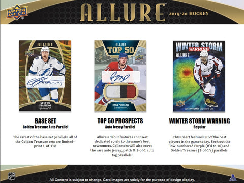 2019-20 Upper Deck Allure Hockey Hobby Box