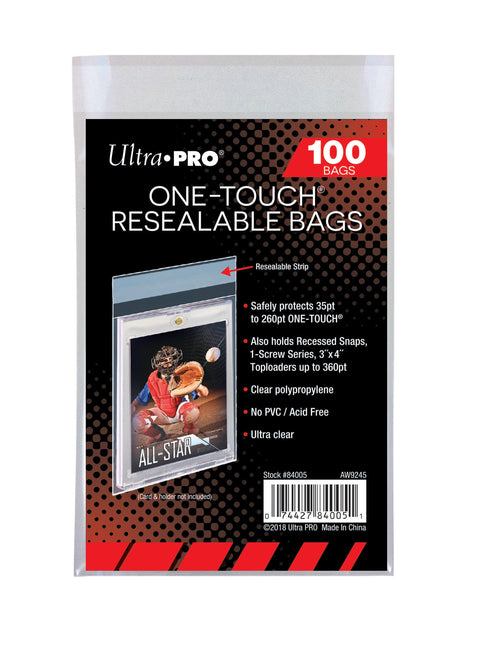 Ultra Pro ONE TOUCH Team Bags 100 count