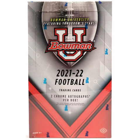 2022 Bowman Chrome University Football Hobby Box