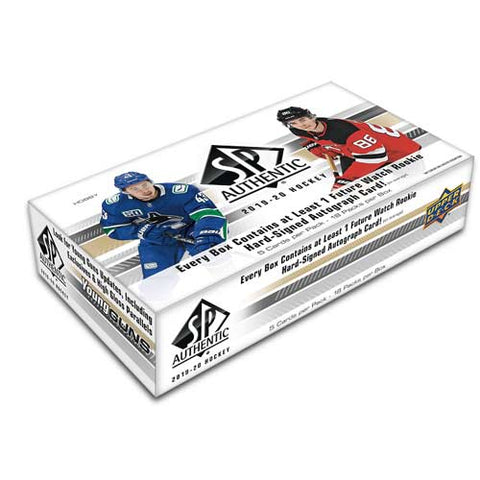 2019-20 Upper Deck SP Authentic Hockey Hobby Box