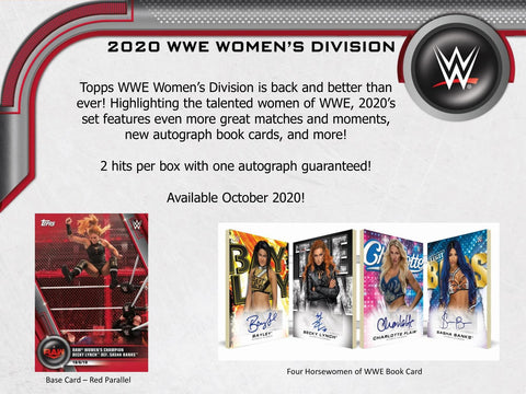 2020 Topps WWE Women's Division Wrestling Hobby Box