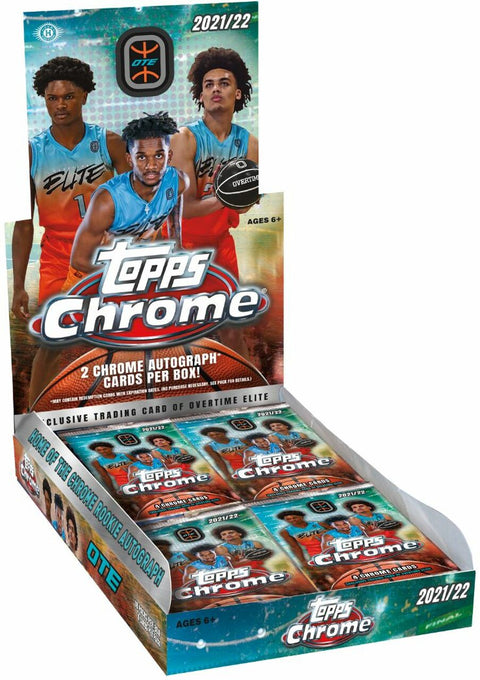 2021/22 Topps Chrome Overtime Elite Basketball Hobby Box