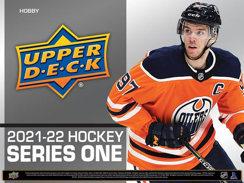 2021-22 Upper Deck Series 1 Hockey Hobby Box