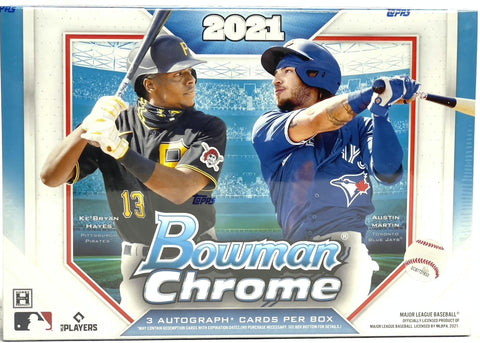 2021 Bowman Chrome Baseball HTA Jumbo Box