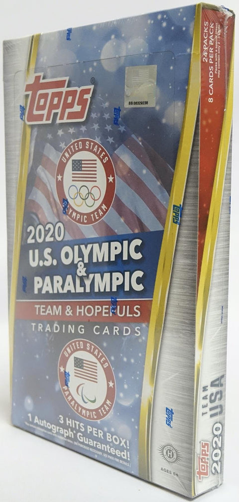 2021 Topps U.S. Olympic & Paralympic Team Hopefuls Hobby Box