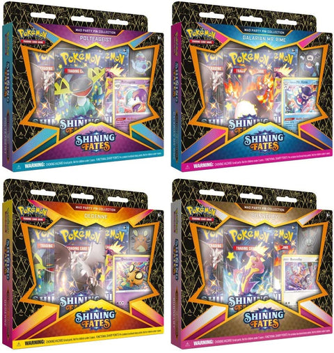 Pokemon Shining Fates Party Pin Collection Box