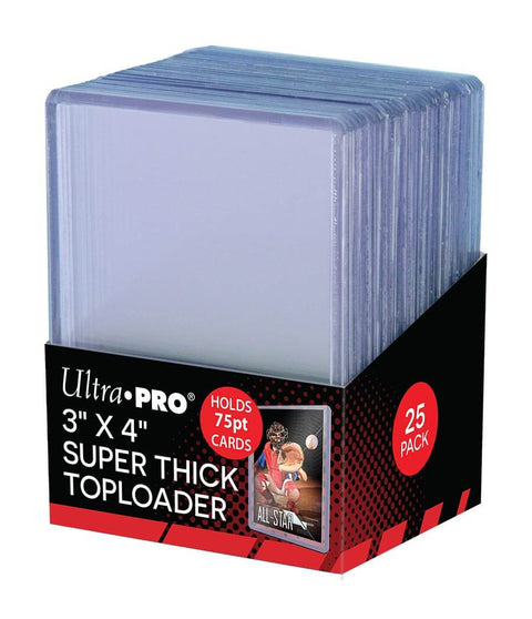 3" X 4" Ultra Pro 75PT Toploader 25ct