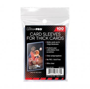 Ultra Pro Soft 130pt Card Thick Sleeves (100 count pack)