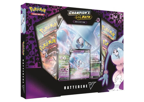 Pokemon Champion's Path Hatterene V Collection Box