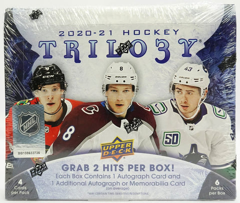 2020-21 Upper Deck Trilogy Hockey Hobby Box