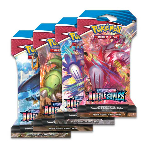 Pokemon Sword & Shield Battle Styles Sleeved Booster Pack
