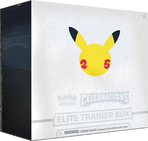 Pokemon 25th Anniversary Celebrations Elite Trainer Box