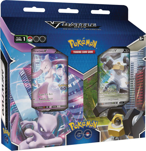 Pokemon Go Mewtwo V or Melmetal V Battle Deck