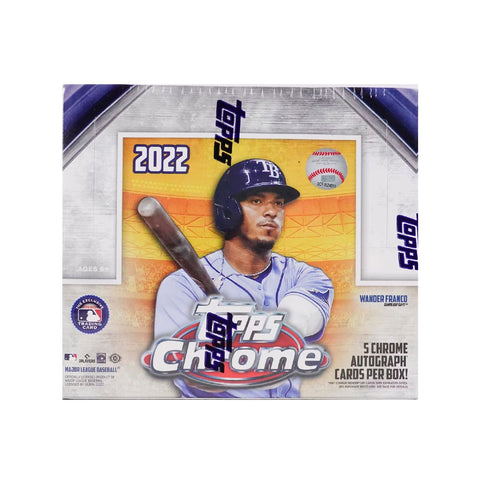 2022 Topps Chrome Baseball Hobby Jumbo Box