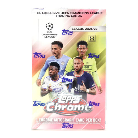 2021/22 Topps UEFA Champions League Chrome Soccer Hobby Box