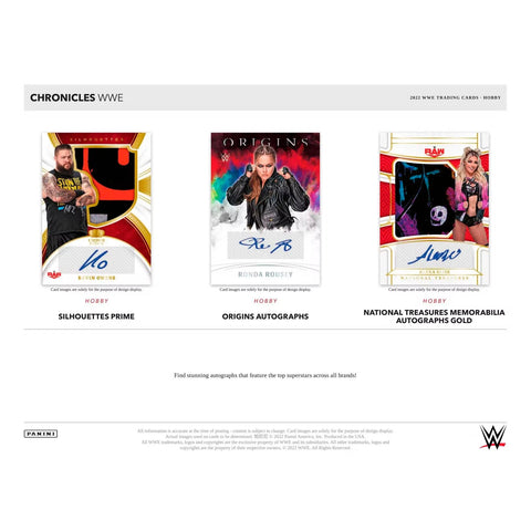 2022 Panini Chronicles WWE Wrestling Hobby Box