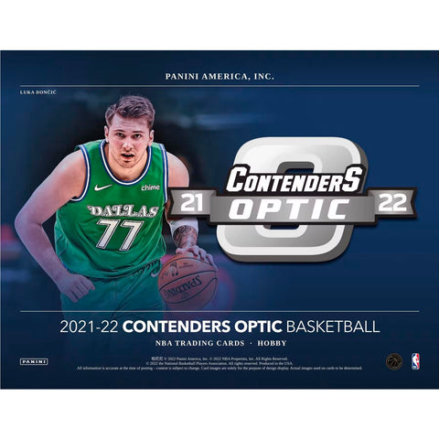 2021/22 Panini Contenders Optic Basketball Hobby Box