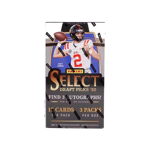 2022 Panini Select Draft Picks Football Hobby Box