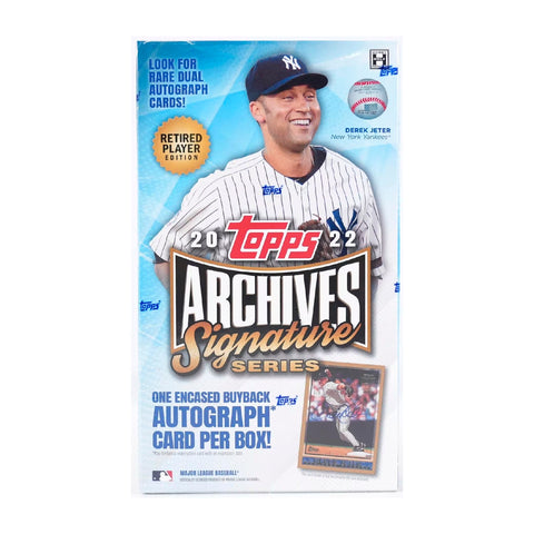 2022 Topps Archives Signatures Retired Player Edition Baseball Hobby Box