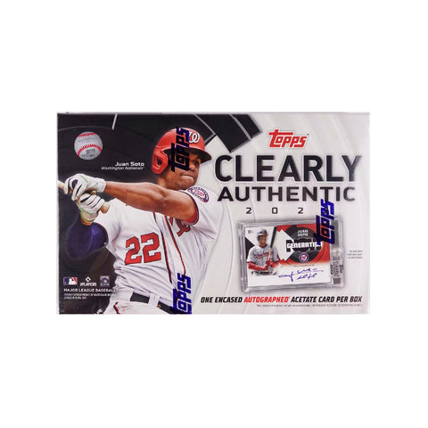 2022 Topps Clearly Authentic Baseball Hobby Box